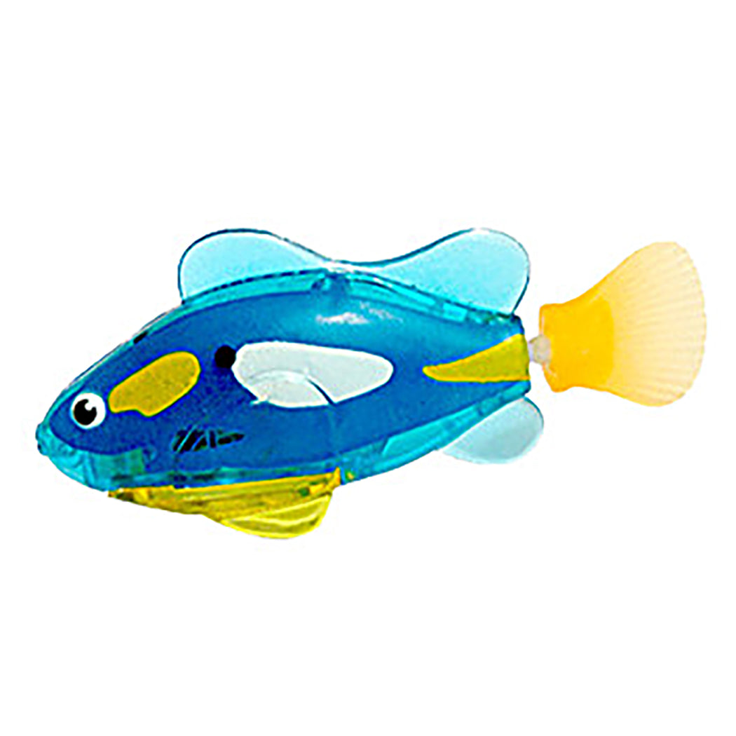 Electronic Cat Toys Featuring Pet Fish with LED Light and Grass Elements