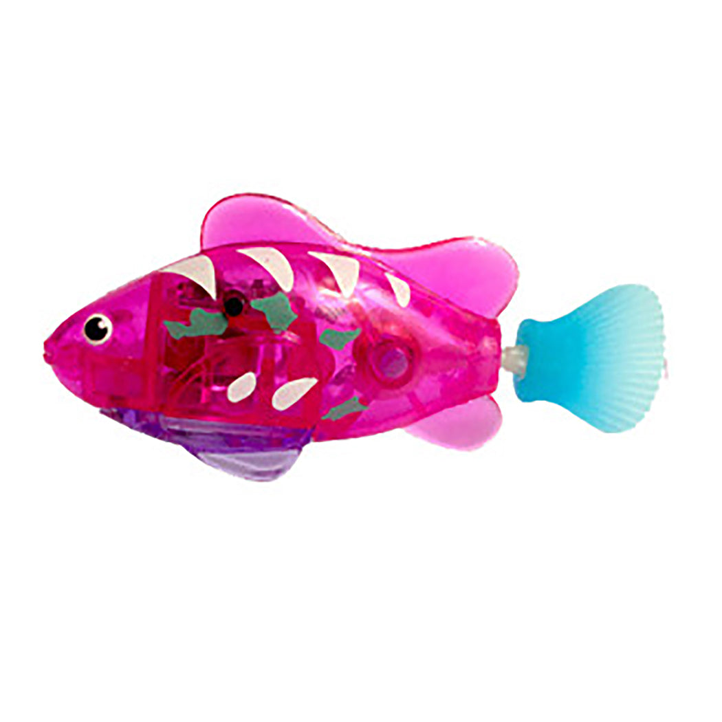 Electronic Cat Toys Featuring Pet Fish with LED Light and Grass Elements