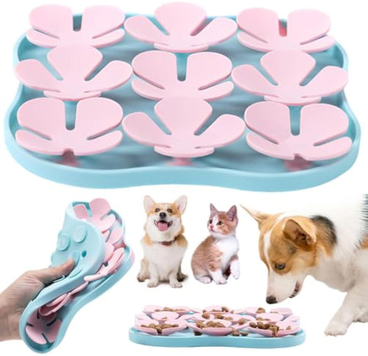 Silicone Slow Feeder Dog Bowl with Suction Cup for Calming. Interactive Lick Pad for Anxiety Relief. Suitable for All Breed Dogs. Perfect for Training and Feeding Wet Food.