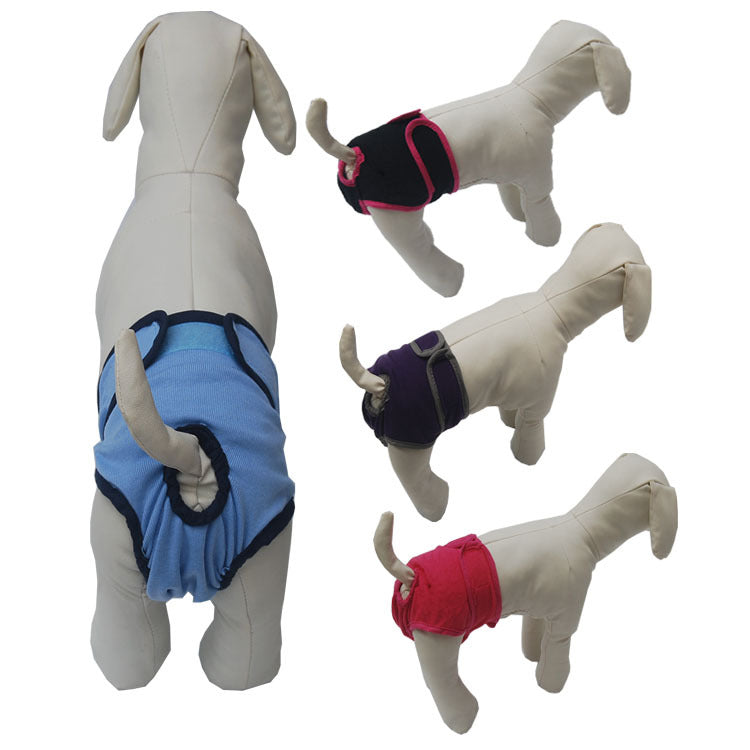 Dog Shorts for Puppies - Waterproof and Adjustable Diapers with Cute Patterns for Pet Costumes.