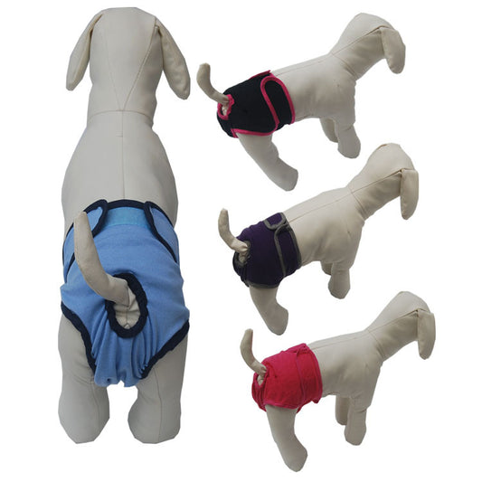 Dog Shorts for Puppies - Waterproof and Adjustable Diapers with Cute Patterns for Pet Costumes.