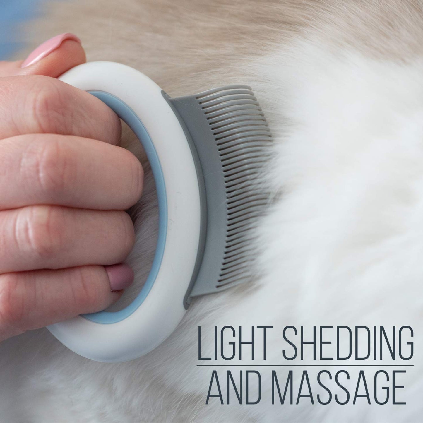 Effective Pet Comb for Grooming, Deshedding, and Dematting Your Cat's and Dog's Fur Problems.
